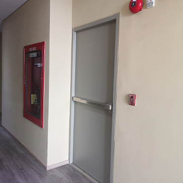 Fire Door Maintenance in Action